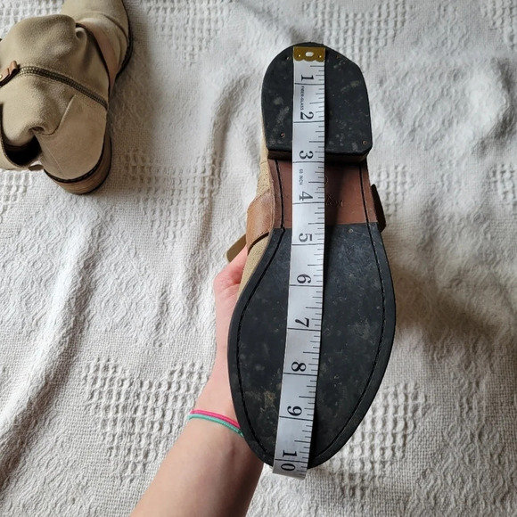 Modern Vintage Slouched Over the Ankle Zip up Belted Stacked Heel Boots - Picture 10 of 13